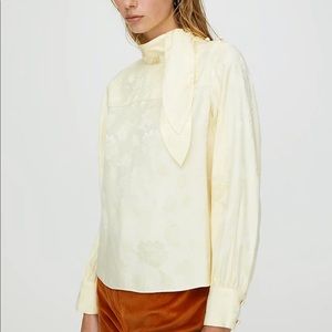 Aritzia Wilfred trapeze blouse